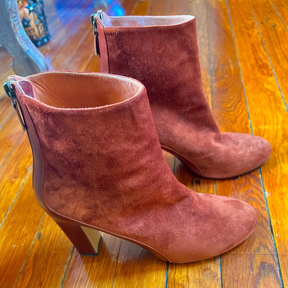 Michel Vivien Chausseur A Paris: Genuine Suede and Leather Boots